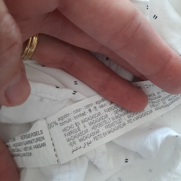 ZARA Boys Longsleeved Button Down Shirt, White, size 6 / 118 cm - Picture 5 of 5